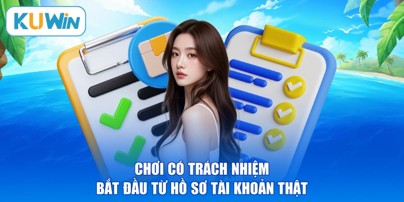 Chơi có trách nhiệm bắt đầu từ hồ sơ tài khoản thật