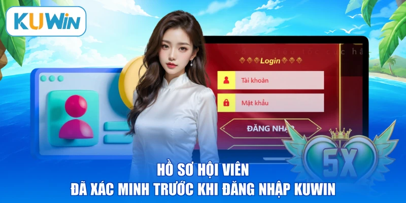 Hồ sơ hội viên đã xác minh trước khi đăng nhập KUWIN